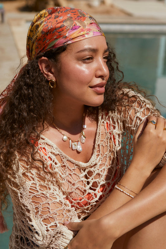 The World is Your Oyster Pearl Necklace