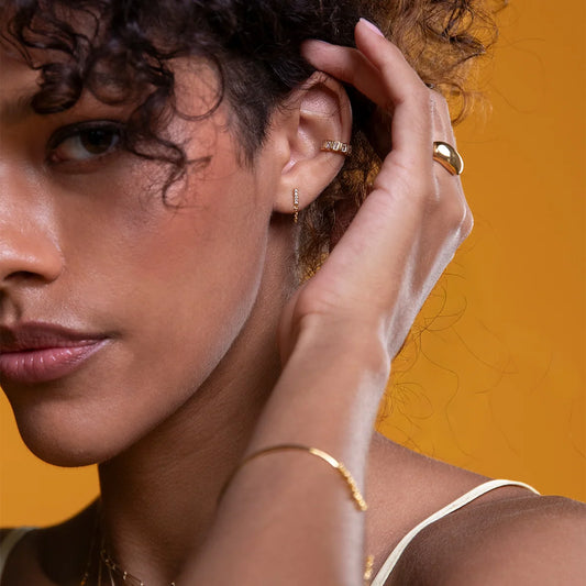 Keri Simulated Diamond Ear Cuff