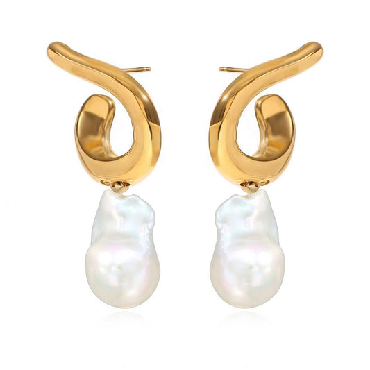 Lorelei Baroque Pearl Earrings