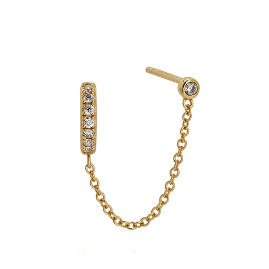 Love & Magic Double Piercing Stud & Hoop