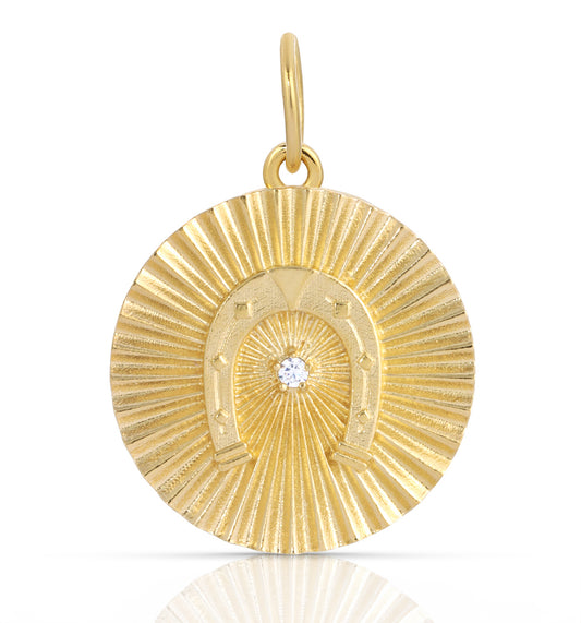 Lucky B*tch Horseshoe Coin Charm