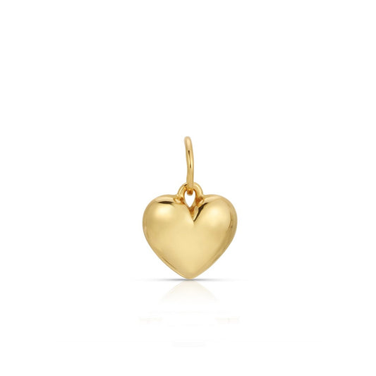 Luv " i love you" Engraved Heart Charm