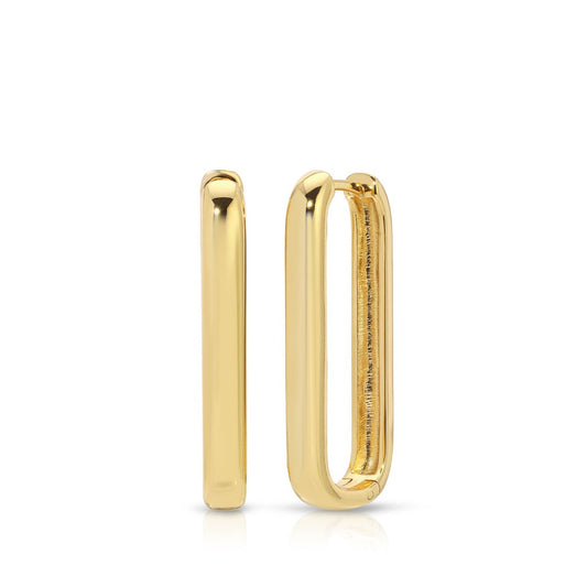 Jemma Chain Link Hoop Earrings