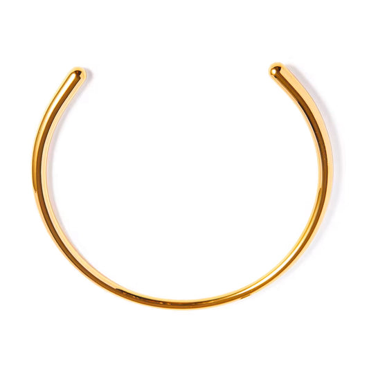 Gwen Gold Cuff Necklace