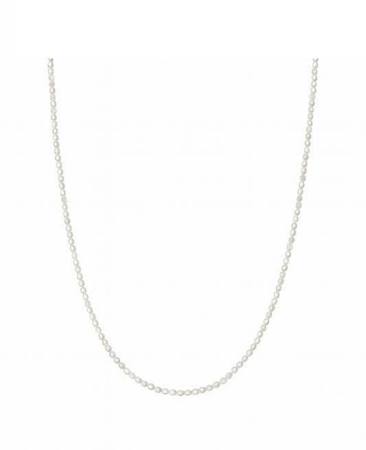 Sidekick Cloud Dancer Beaded Necklace