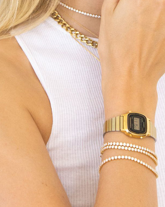 Material Girl Tennis Bracelet