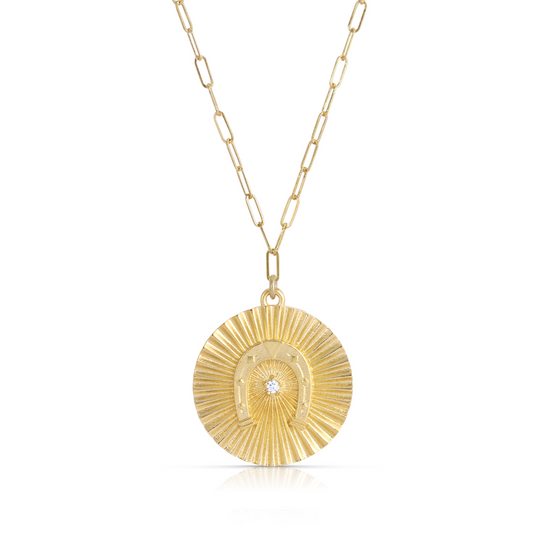 Lucky B*tch Coin Necklace
