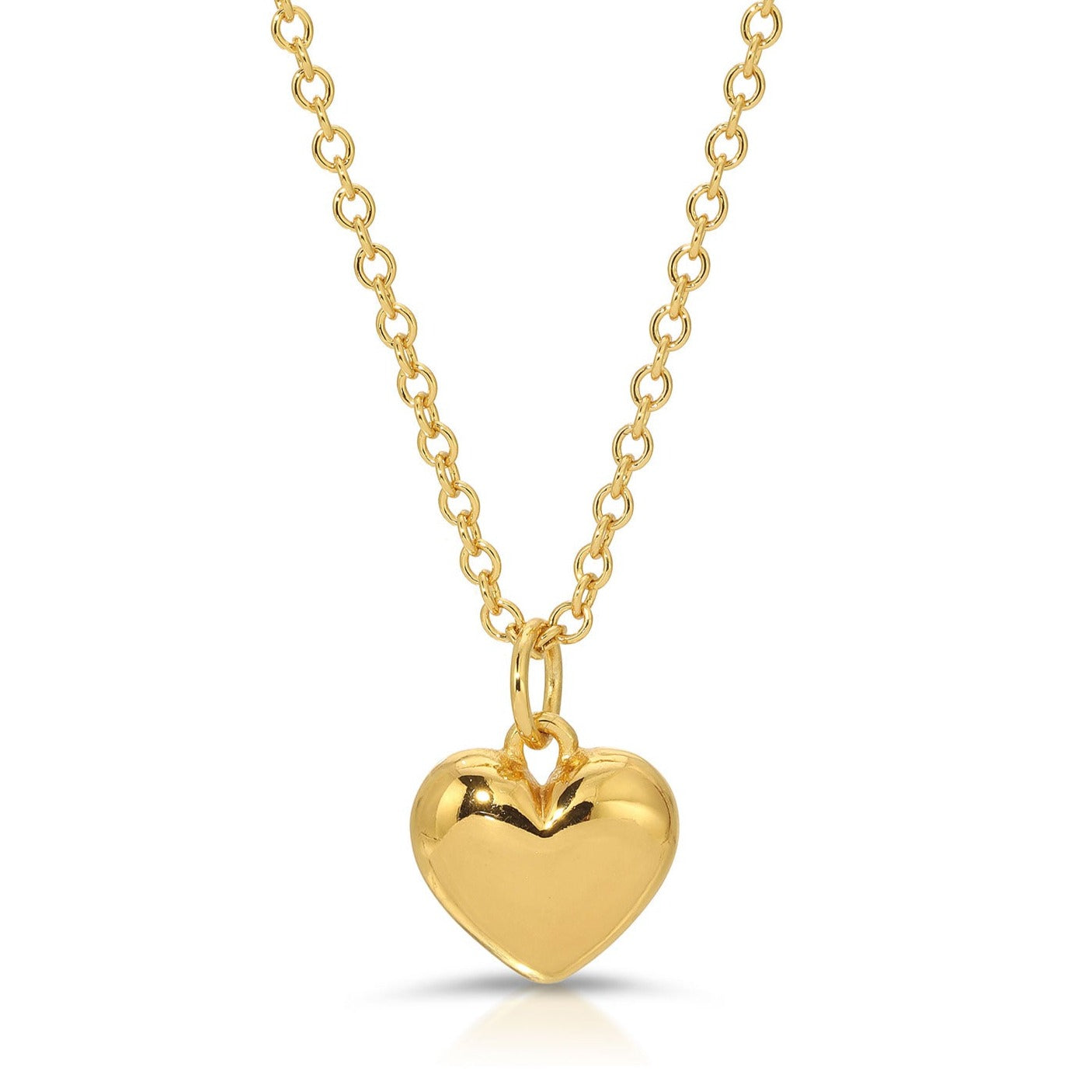 Luv " i love you" Engraved Heart Necklace