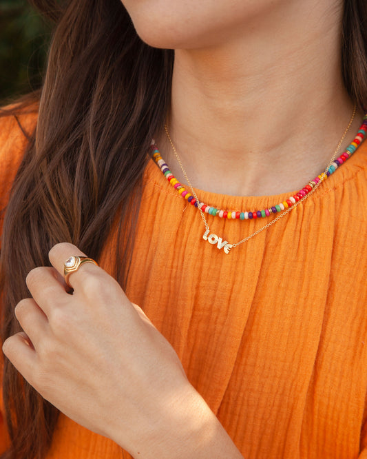 Stoned Love Pendant Necklace
