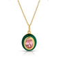 Adorn Pink Spinel Oval Necklace