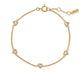 All of my Hearts Simulated Diamond Hearts Bracelet