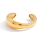Aura Gold Tapered Cuff Bracelet