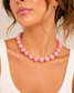 Margo Blush Crush Pink Round Bead Necklace
