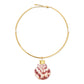 Cabana Girl Yellow Shell Bar Choker Necklace