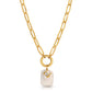 Crabby Chic Pearl Necklace