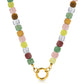 Charm Keeper Mixed Quartz Charm Holder Necklace