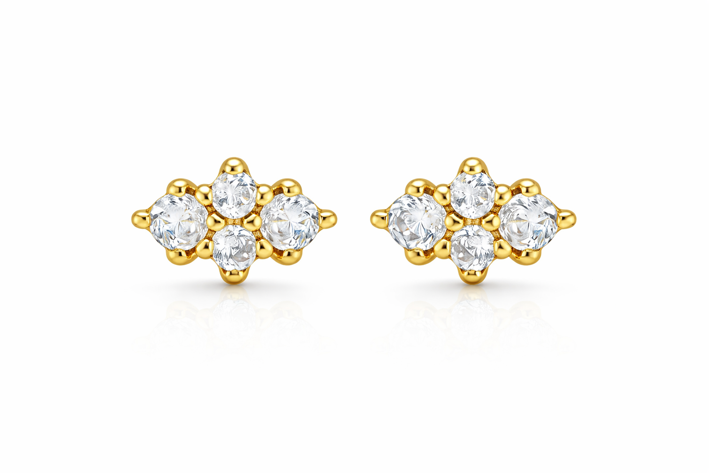 Dora Simulated Diamond Stud Earrings