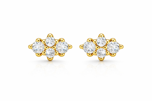 Dora Simulated Diamond Stud Earrings