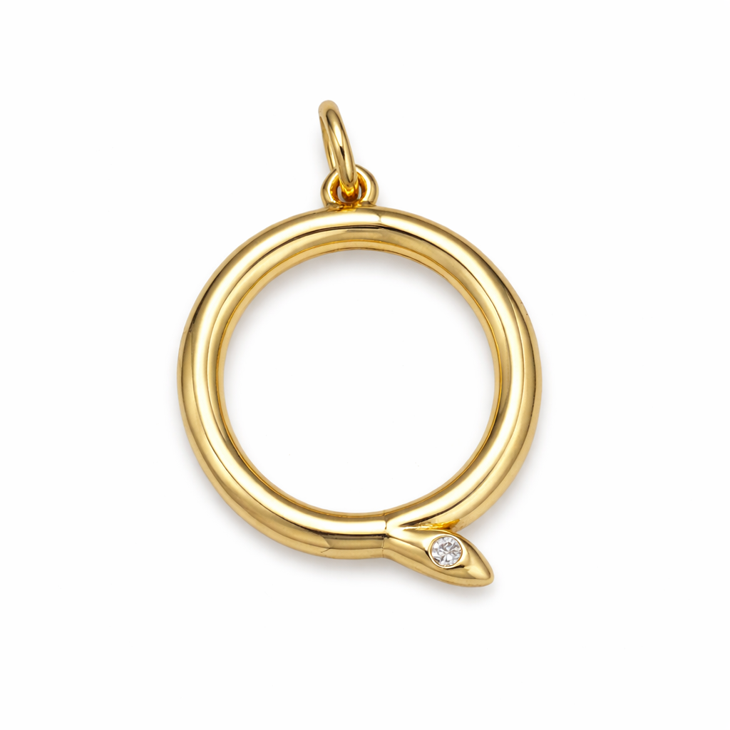 Say my Name Mixed Stone Initial Bead Necklace