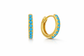 You Fancy Turquoise Huggie Hoop Earrings