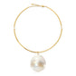 Ciao Bella Mother of Pearl Bar Choker Necklace