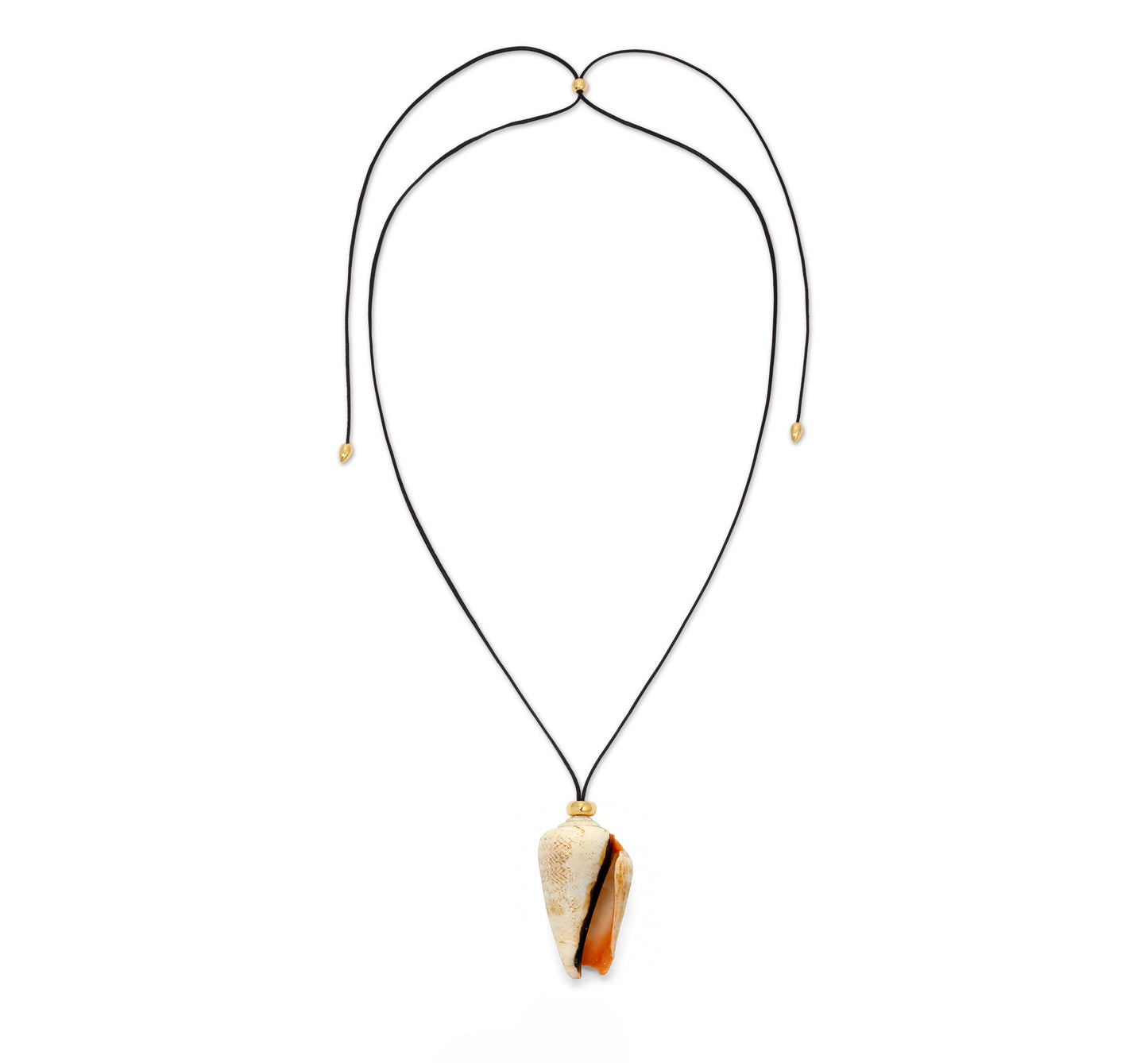 Delphine Conch Shell Cord Necklace