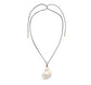 Delphine Turbo Shell Cord Necklace