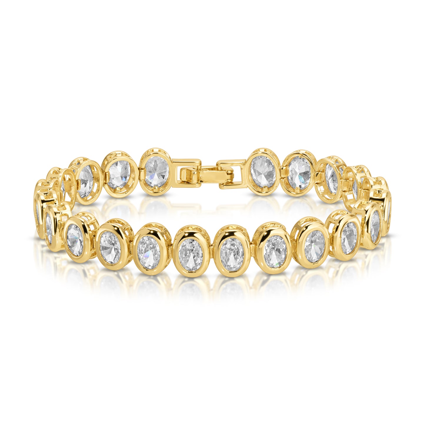Dita Oval Tennis Bracelet