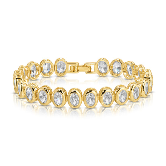 Dita Oval Tennis Bracelet