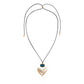 Dolce Amore Pearl Heart Cord Necklace