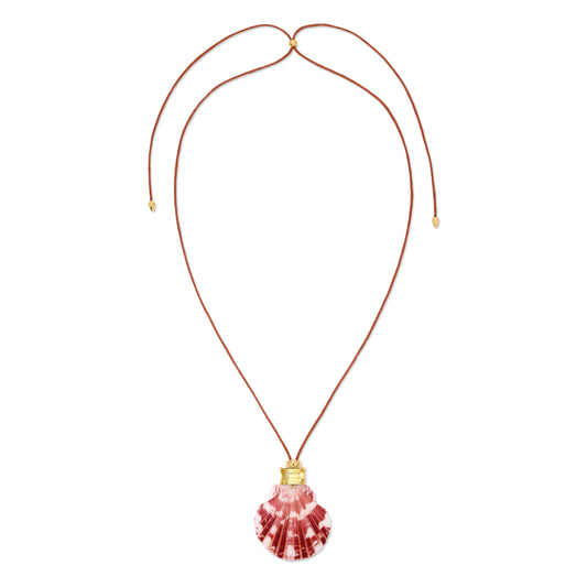 Dolce Mare Yellow Shell Cord Necklace