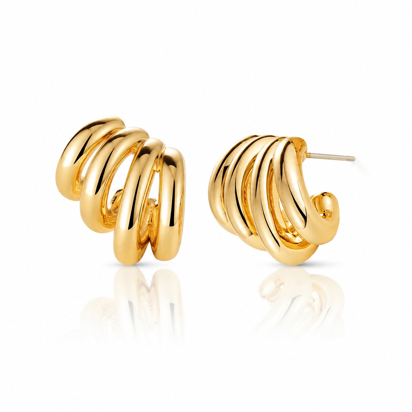 Ella Illusion Hoop Earring