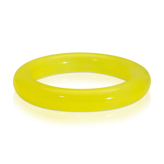 Elodie Limoncello Yellow Jade Bangle
