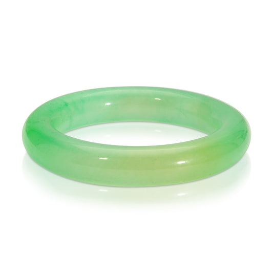 Elodie Mint Green Jade Bangle