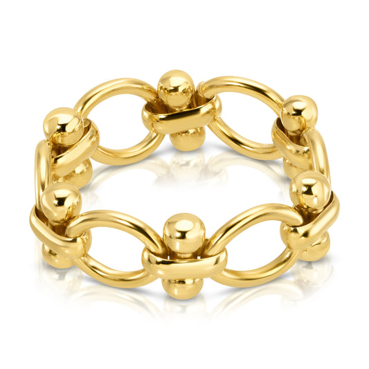 Esme Chain Link Gold Ring