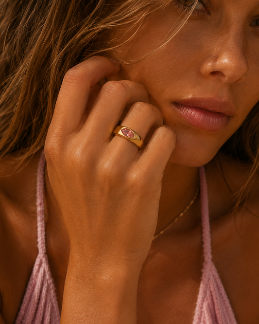 Fallon Marquise Pink Spinel Ring