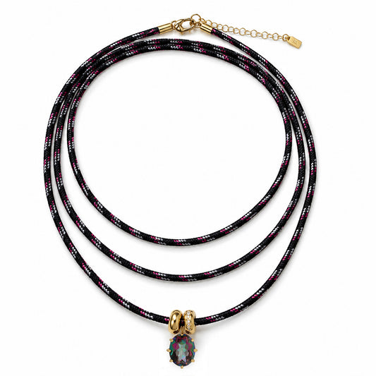 Fortune Favors Cord Necklace
