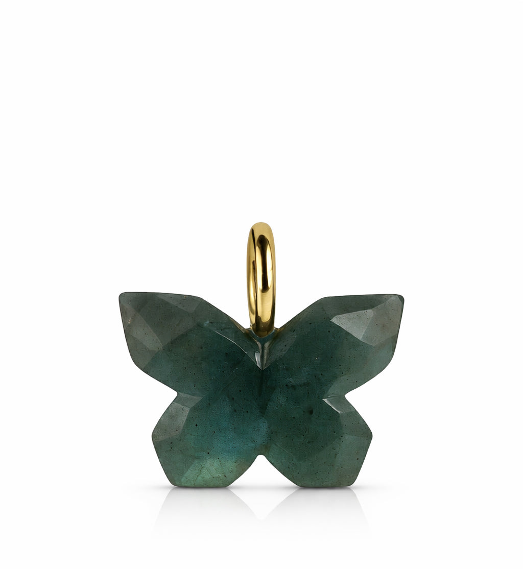 Free Spirit Labradorite Butterfly Charm