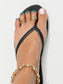 Goldie Smooth Gold Band Toe Ring