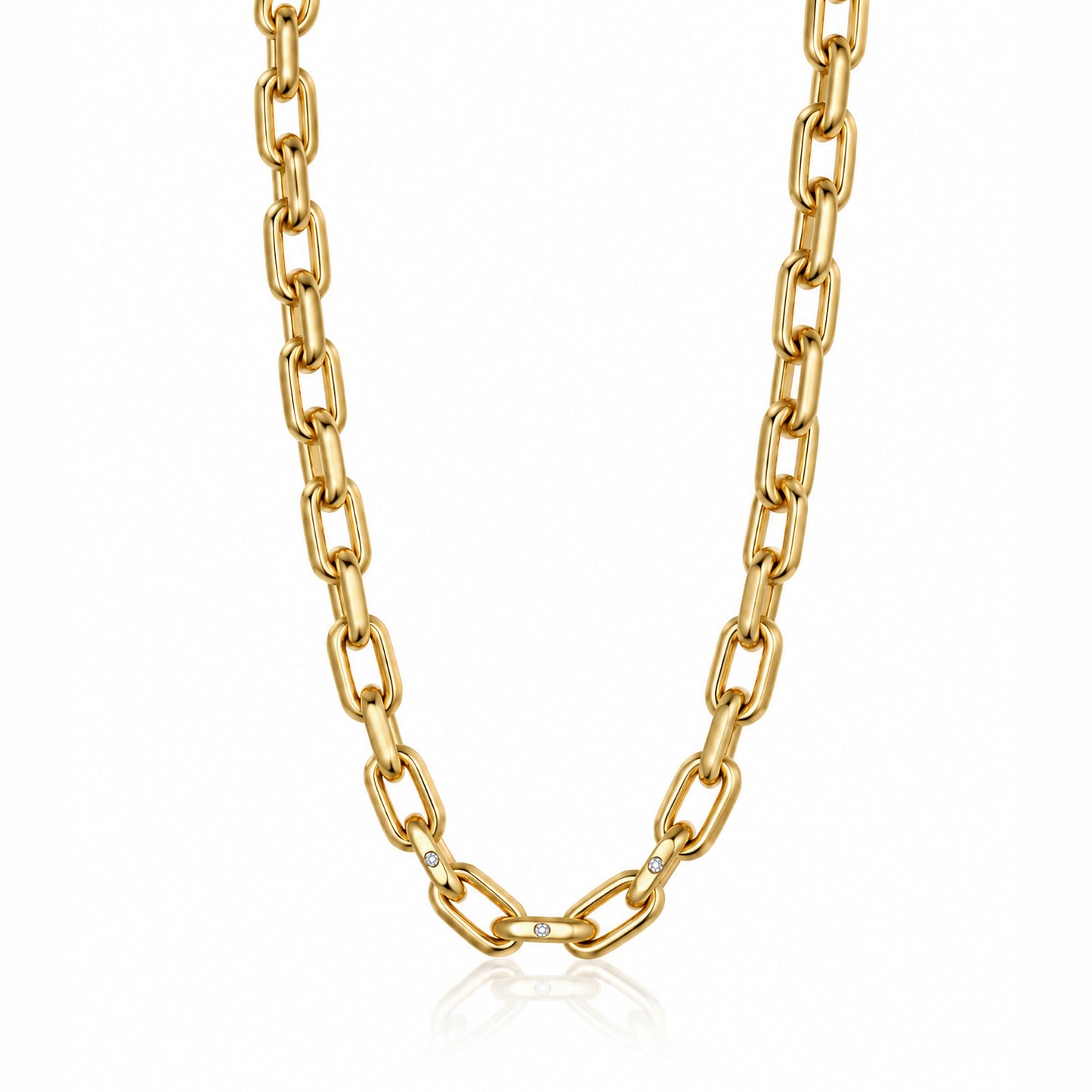 Greta Paperclip Link Gold Chain