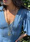 Heartthrob Gold Statement Chain Necklace with Heart Charm