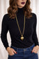 Heartthrob Gold Statement Chain Necklace with Heart Charm