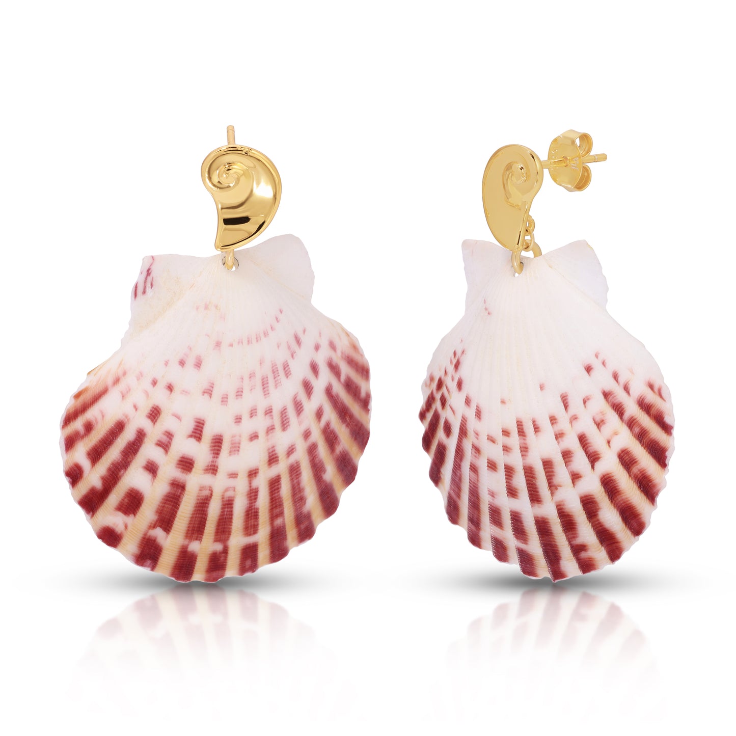 Island Time Shell Statement Earrings