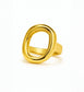 Joan Open Circle Gold Ring