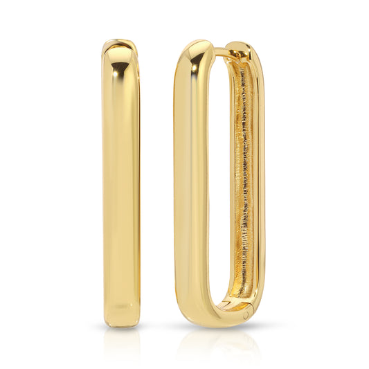 Jemma Chain Link Hoop Earrings