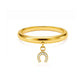 Lucky Charm Horseshoe Ring