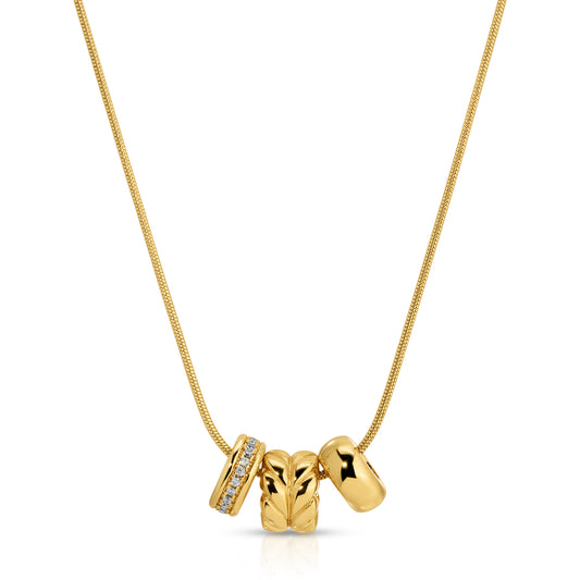 Maison Trois Charm Spacer Set Necklace