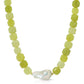 Maris Lemon Jade Baroque Pearl Necklace