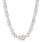 Maris Clear Quartz Baroque Pearl Necklace