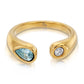 Odessa Toi et Moi Gem Ring